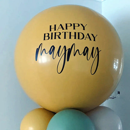 Balloon Column - Personalized Organic Style