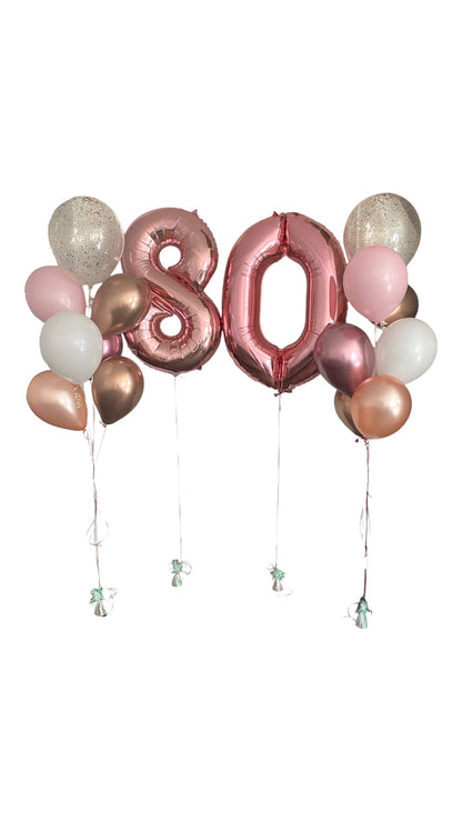 80th Birthday Balloons