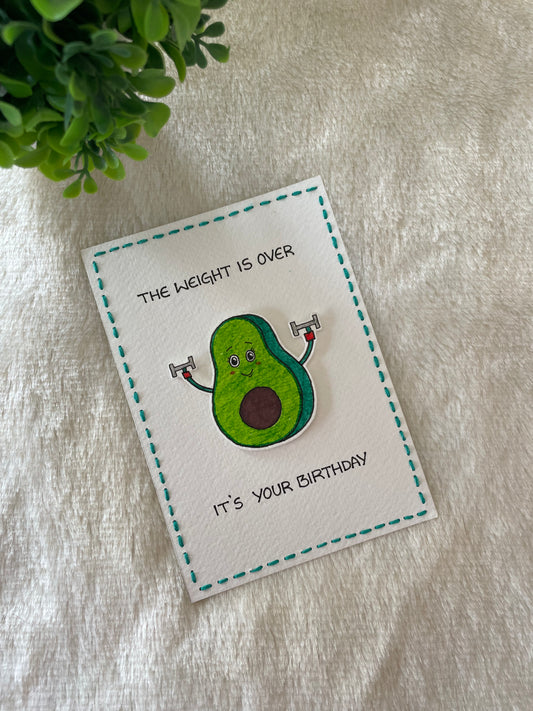 Funny Avocado Birthday Greeting