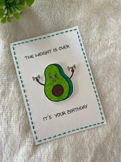 Funny Avocado Birthday Greeting