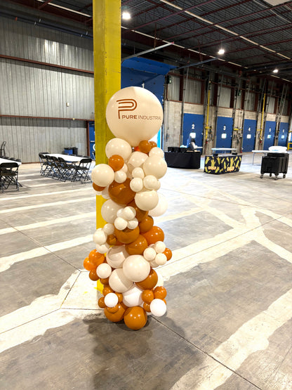 Balloon Column - Personalized Organic Style