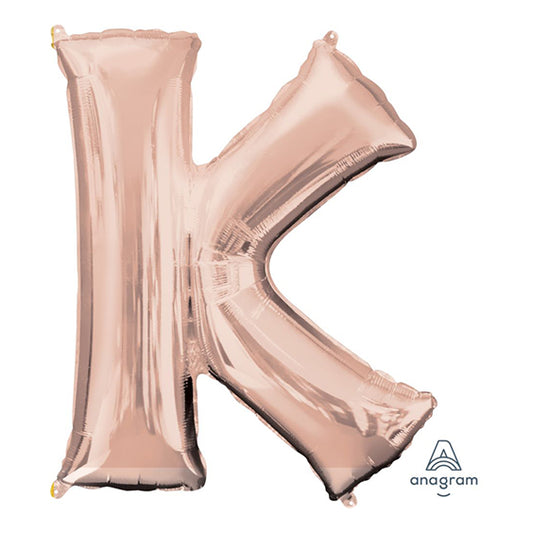 Letter K - Rose Gold