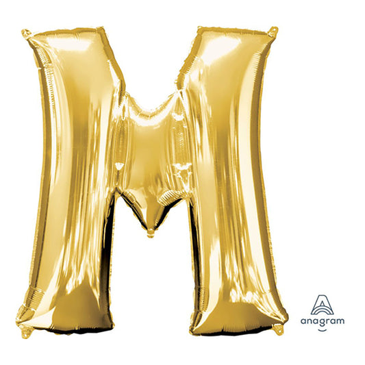 Letter M - Gold