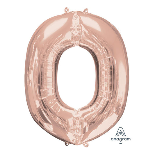 Letter O - Rose Gold