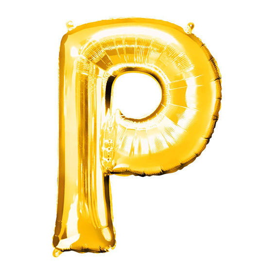 Letter P - Gold