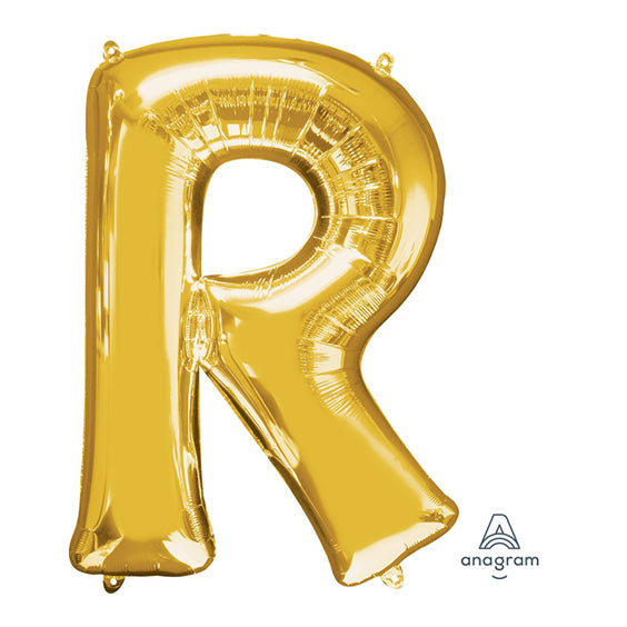 Letter R - Gold