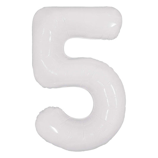 Number 5 - White