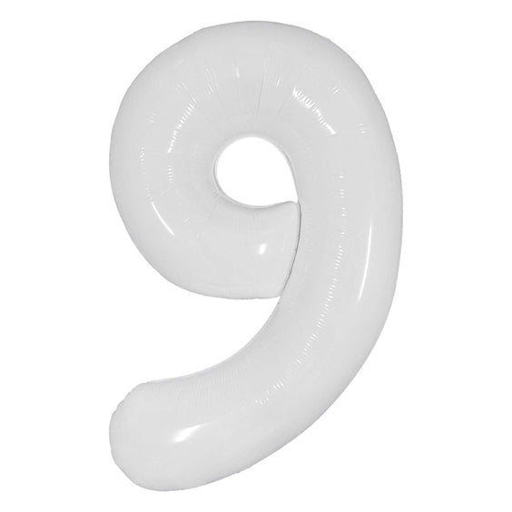 Number 9 - White