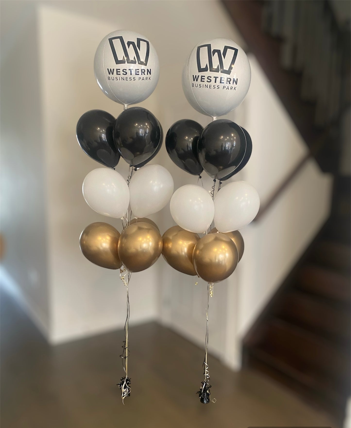 Personalised Balloon Bouquet- Two Side Logo/Message