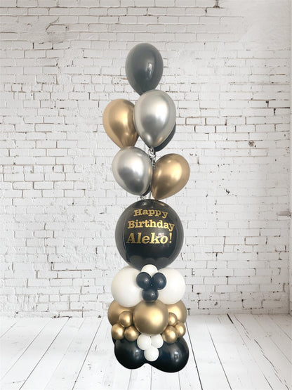 Personalized Orbz Balloon bouquet
