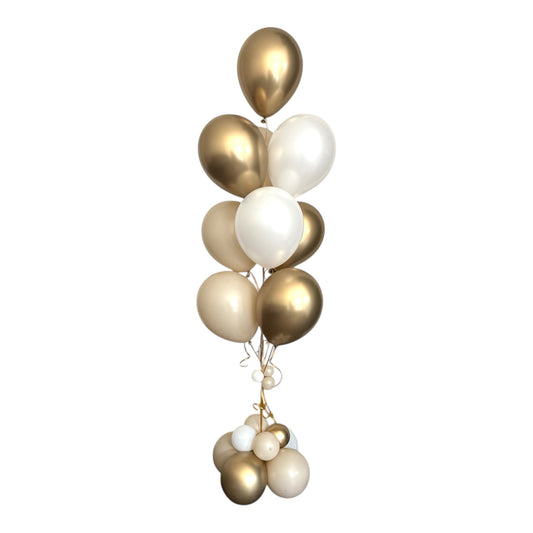 Bunch of Latex -10 Latex Balloon with bubble cluster weight