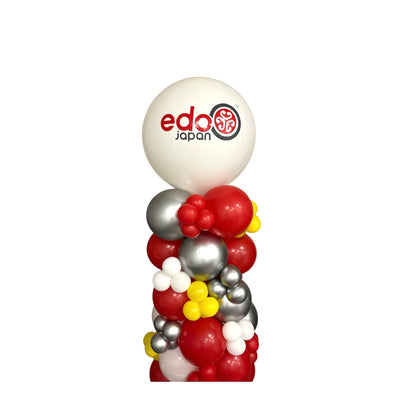 Full Colour Custom Logo/Text Balloon Column with Mini Balloons