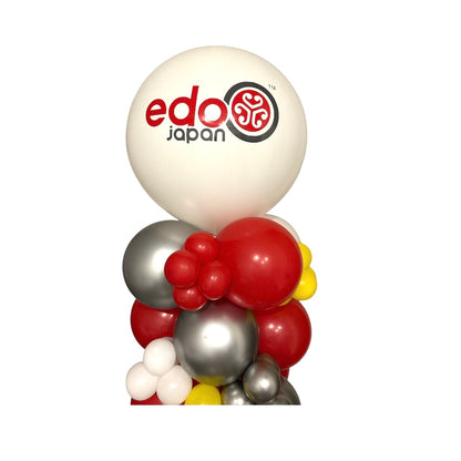 Full Colour Custom Logo/Text Balloon Column with Mini Balloons