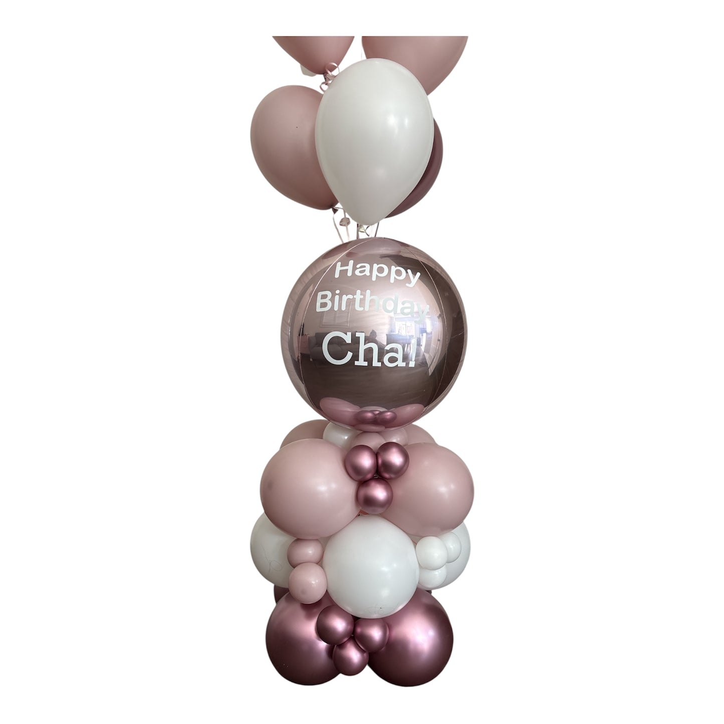 Personalized Orbz Balloon bouquet