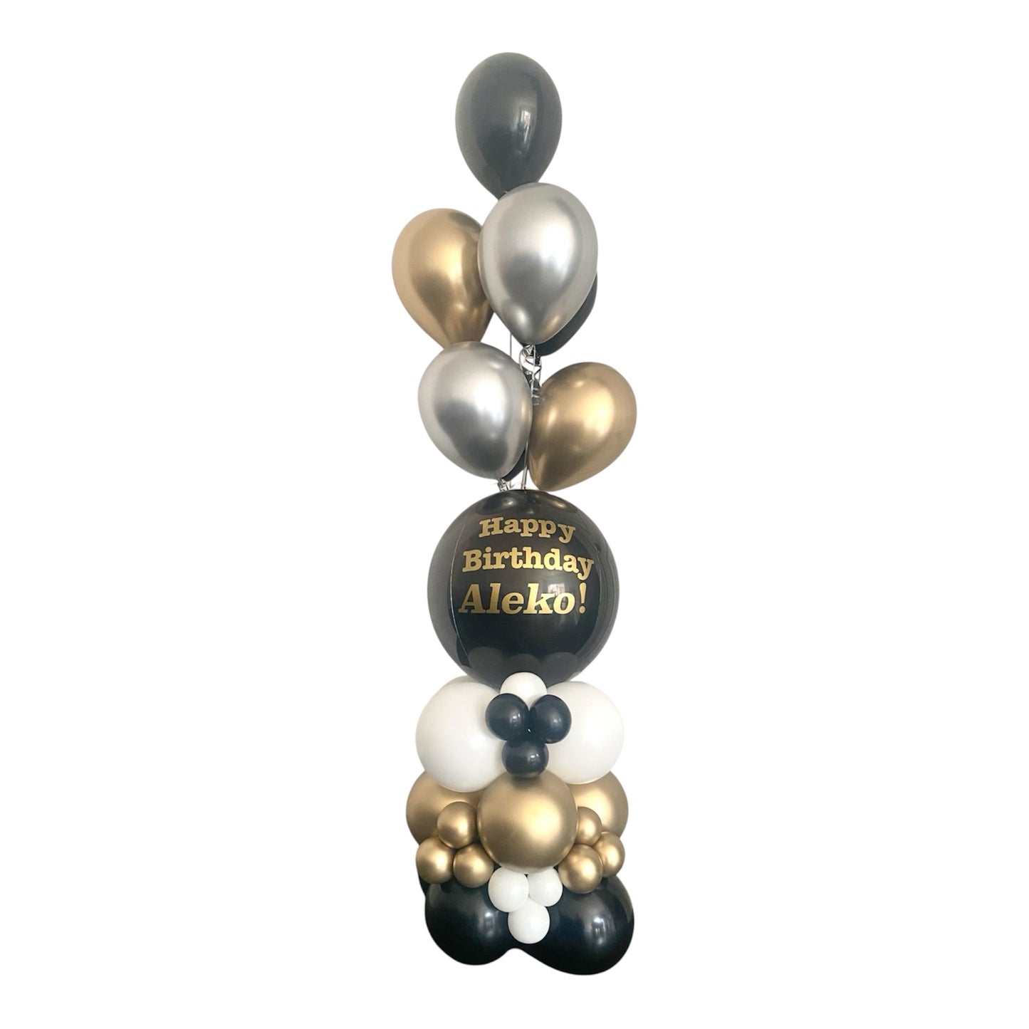Personalized Orbz Balloon bouquet