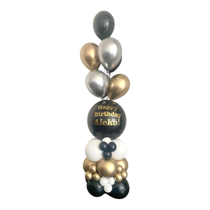 Personalized Orbz Balloon bouquet