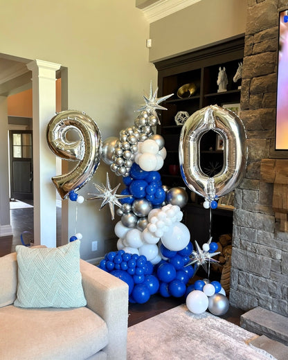 Organic Balloon Garland (Free Standing)