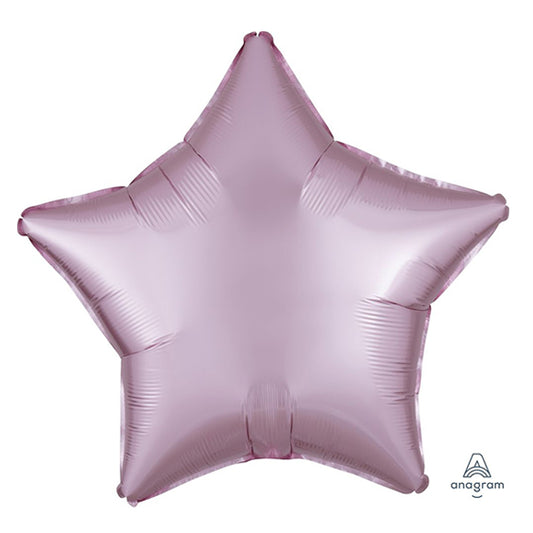 Star - Pastel Pink Satin