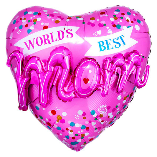 World's Best Mom Jumbo Heart