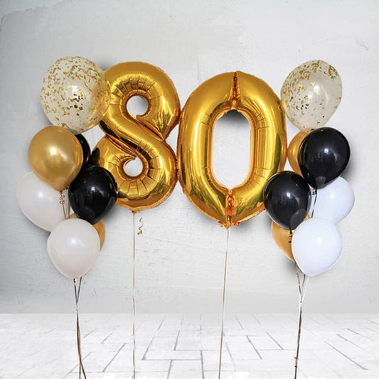 80th Birthday Balloons